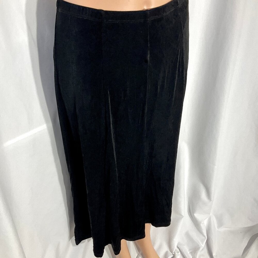 Citiknits Size Small Black Midi Skirt Womens Y2K